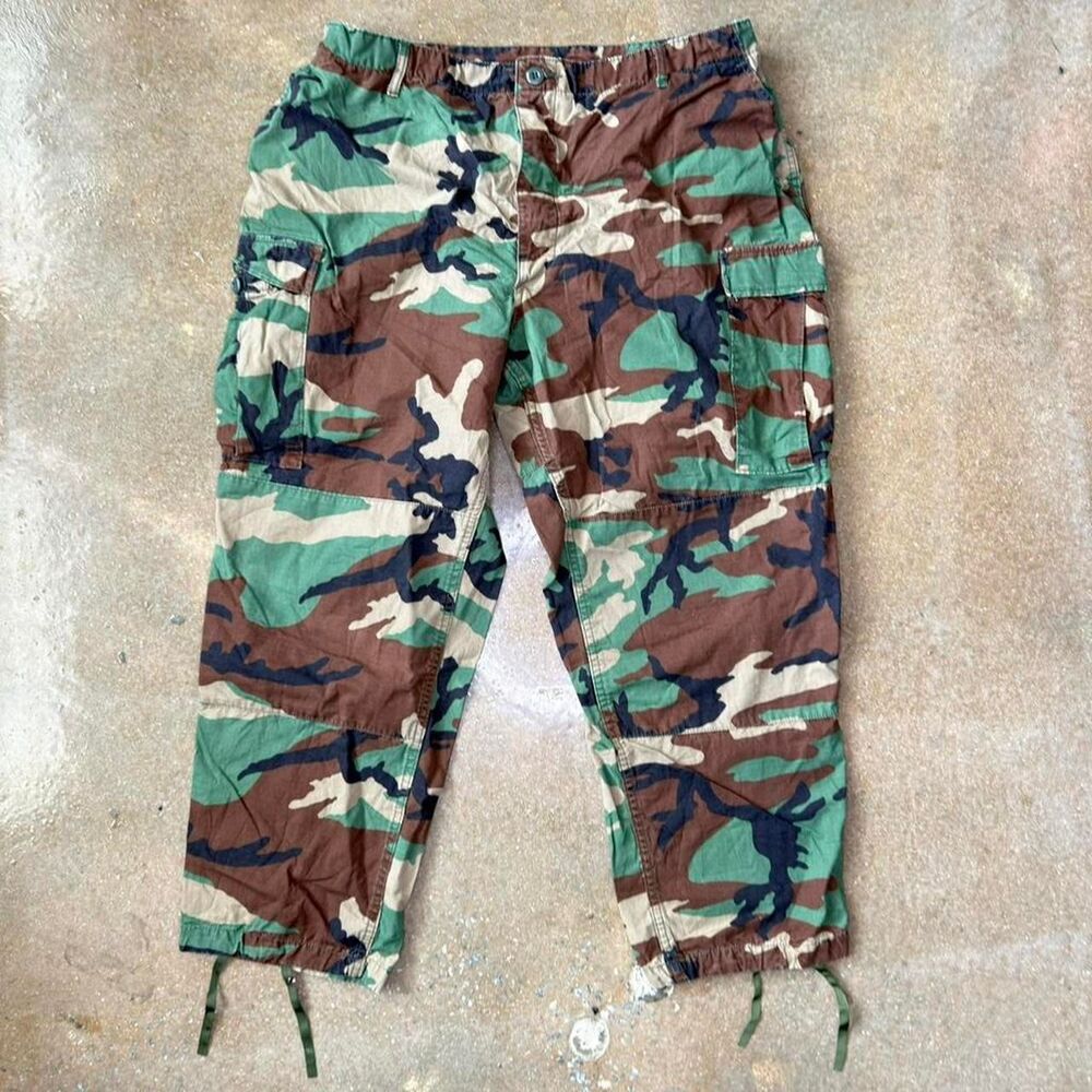 Propper BDU Cargo Pants Woodland Camo Mens XS Tactical Ripstop Adjustable Waist